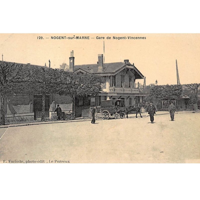 NOGENT-sur-MARNE : gare de nogent-vincennes - tres bon etat