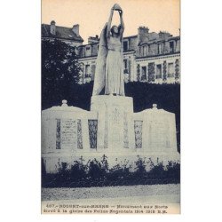 NOGENT-sur-MARNE : monument aux morts élevé à la gloire des poilus nogentais 1914-1918 - tres bon etat