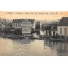 LE PERREUX : inondations de janvier 1910 quai du halage pres du pont de bry - tres bon etat