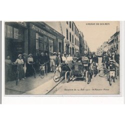 SAINT-NAZAIRE : garage du dolmen, excursion du 14 aout 1910 saint-nazaire, piriae - tres bon etat