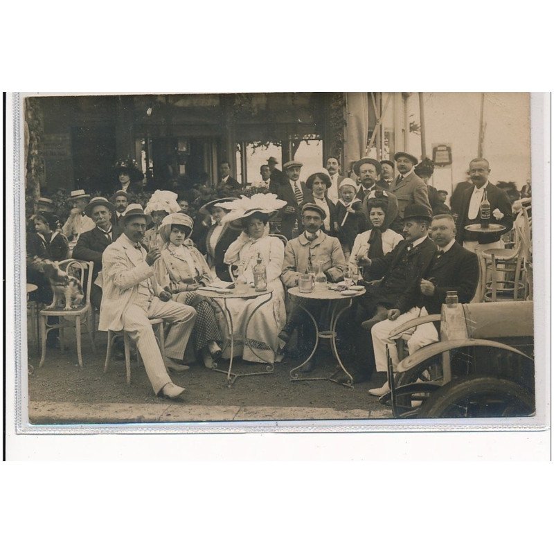 ROYAN : terrasse du café des bains automobile - tres bon etat