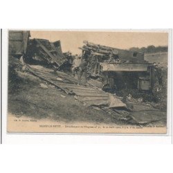 SIGNY-le-PETIT : deraillement de l'express n°31 10 aout 1902 à 9h1' du matin - tres bon etat