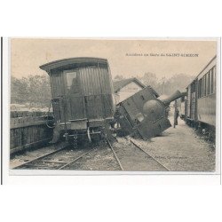 SAINT-SIMEON : accident en gare de saint-simeon - etat