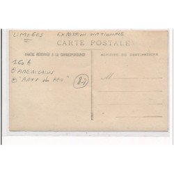 LIMOGES : exposition nationale, americains """"arts du feu"""" - tres bon etat