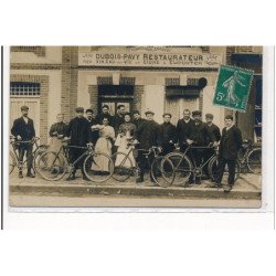 SAINT-PIERRE SUR DIVES : dubois-pavy restaurateur vin eau-de-vie et cidre à emporter - tres bon etat