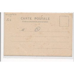 QUIMPER : carte photo d'un barde """"MELIN""""? - tres bon etat