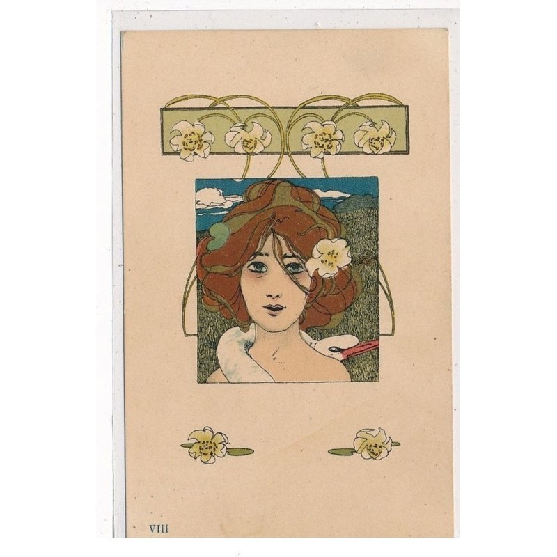 KIRCHNER RAPHAEL : K8 signées, femme (Leda et le cygne) - tres bon etat