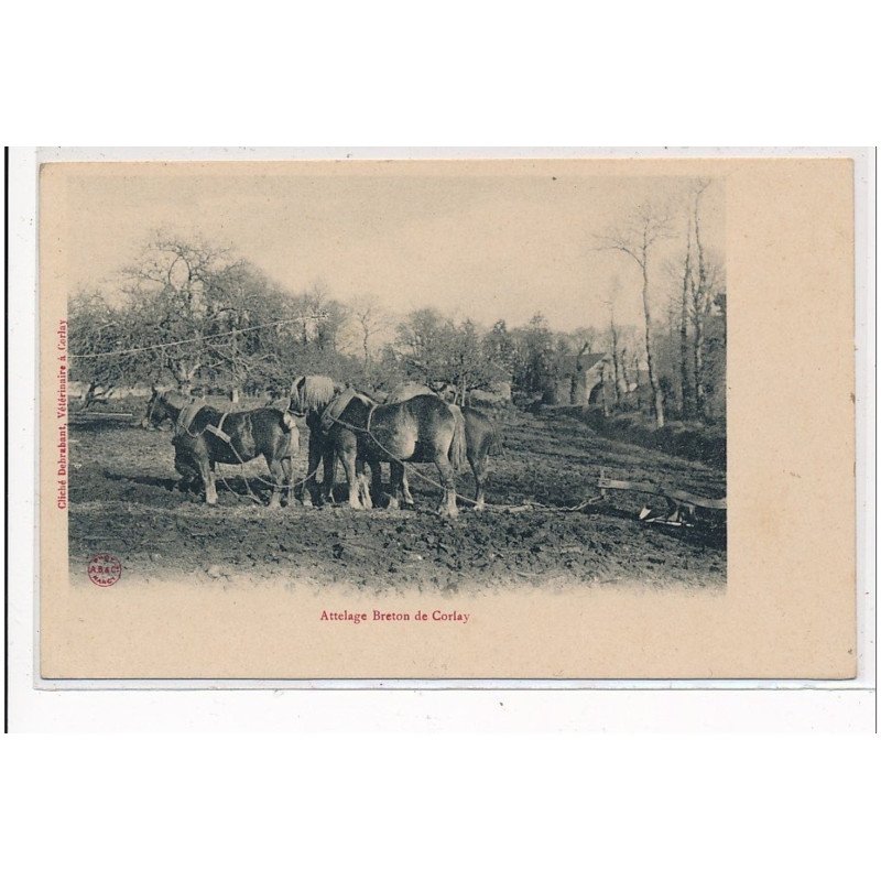 CORLAY : attelage breton de corlay - tres bon etat CORLAY : attelage breton de corlay - tres bon etat