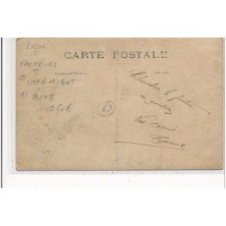 LYON : facteurs, café rigot, poste - tres bon etat