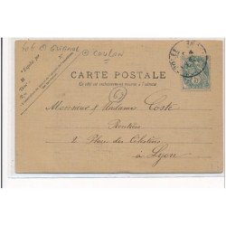 LYON : guignol, coulon, que l'an 1906 ô colombes chenuses entretienne le feu qui roussit nos marrons - tres bon etat