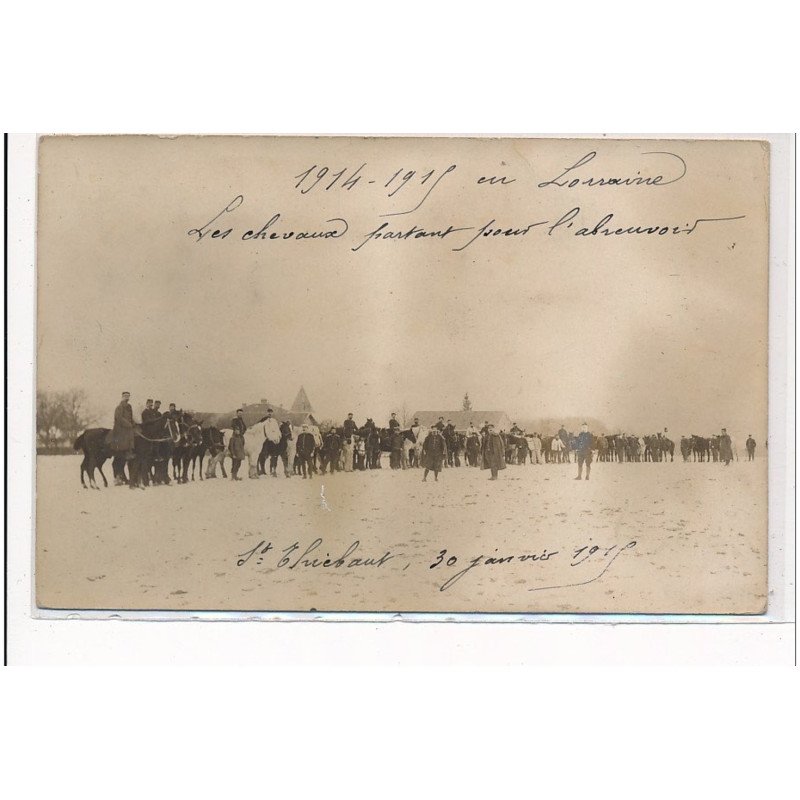 SAINT-THIEBAULT : militaires - tres bon etat