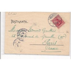 JALLAUCOURT : ancienne porte du chateau, parisot aubergiste - etat