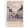 BRUYERES-sous-LAON: rue de laon, arrivée de la voiture publique (service cadot) à l'hôtel de l'ours - état (recollée)