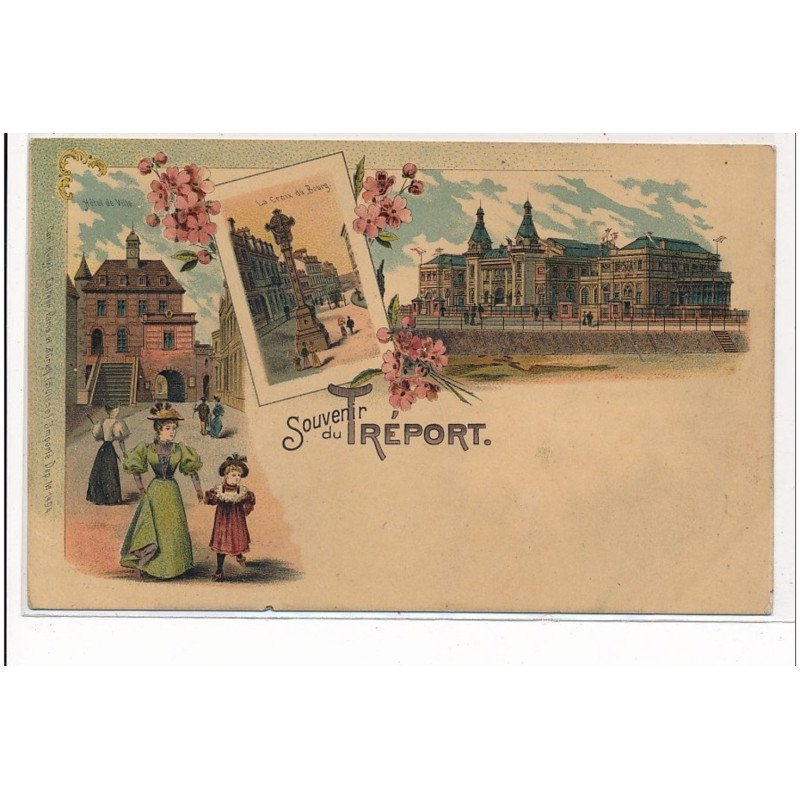 TREPORT : souvenir du treport, gruss aus - tres bon etat