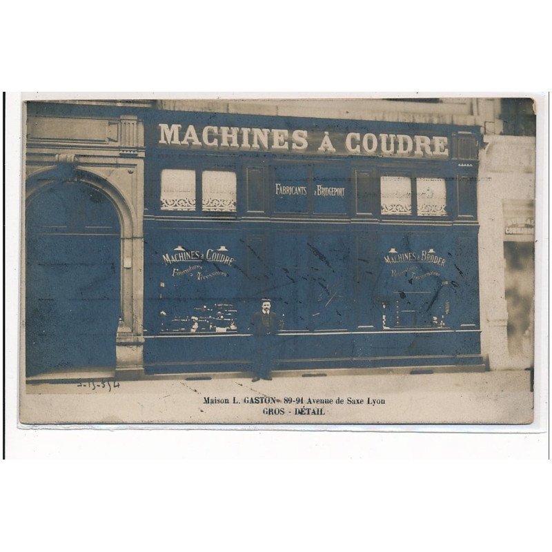 LYON : machines a  coudre, fabricants a  bridgeport - tres bon etat