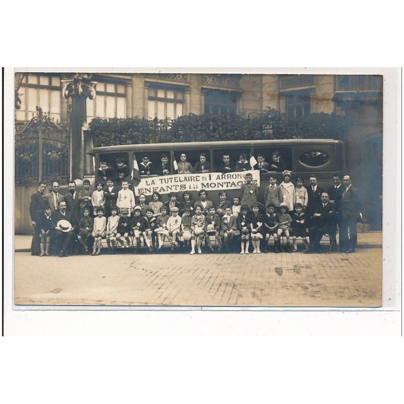 LYON : la tutelaire du 1er arron des enfants a  la montagne - tres bon etat