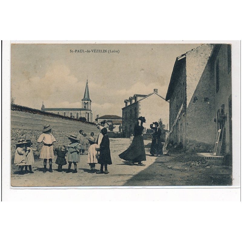 SAINT-PAUL-de-VEZELIN : groupe de personnes - etat