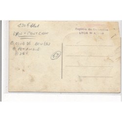 LYON-MONTCHAT : club de boules petanque jeu, vingtaine montchattoise - etat