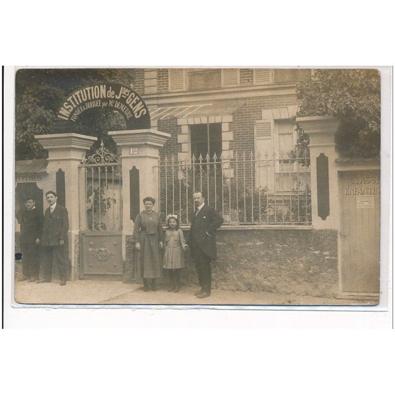 CHAMPIGNY : institution de jeunes gens fondée et dirigée par mr Demeure - tres bon etat