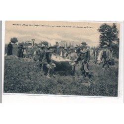 MAGNAC-LAVAL : procession de 9 lieues sejotte le dejeuner du clergé - tres bon etat