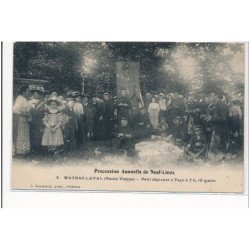 MAGNAC-LAVAL : procession annuelle de neuf-lieux petit dejeuner à faye à 7h10 matin - tres bon etat
