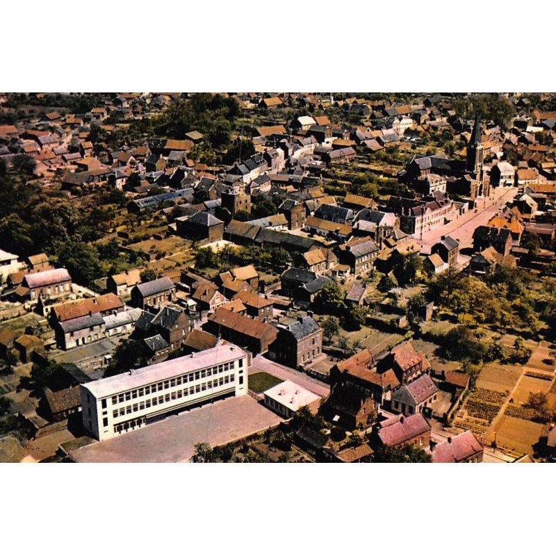 FRESNOY-le-GRAND : vue generale aerienne - tres bon etat