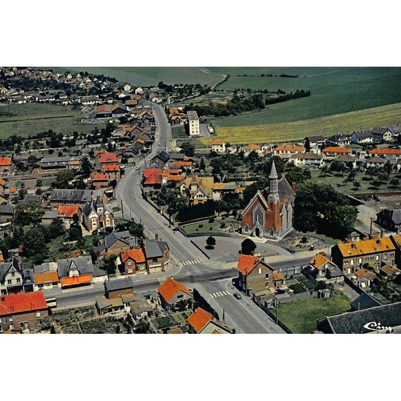 FARGNIERS : vue generale aerienne - etat