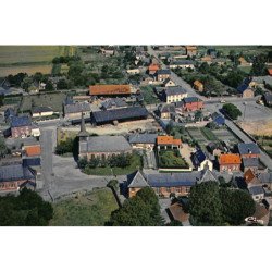 ALAINCOURT : le centre, vue generale aerienne - etat