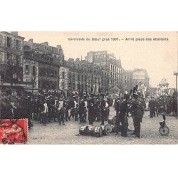 PARIS - Cavalcade du Boeuf Gras 1907 - Arrêt Place des Abattoirs - très bon état