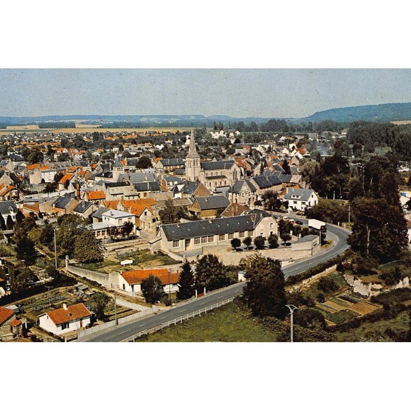 ANIZY-le-CHATEAU : vue generale aerienne - tres bon etat