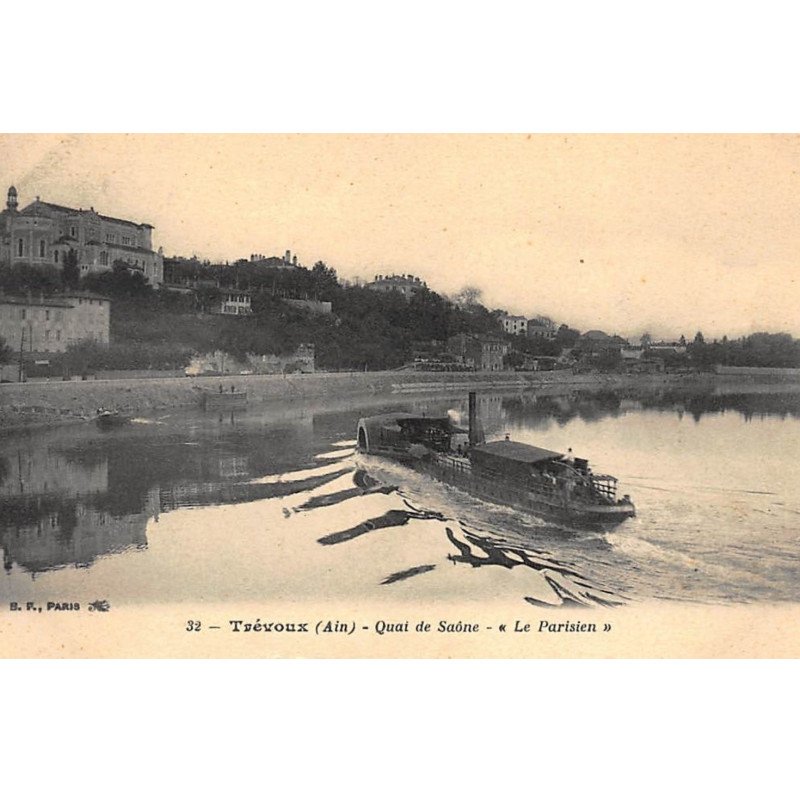 TREVOUX : quai de saone, """"le parisien"""" - tres on etat