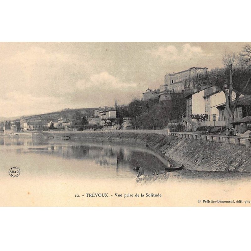 TREVOUX : vue prise de la solitude - tres on etat