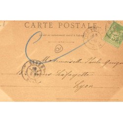 TREVOUX : le couvent des ursulines les gares du P.L.M. et des tramways du sud-est - tres on etat