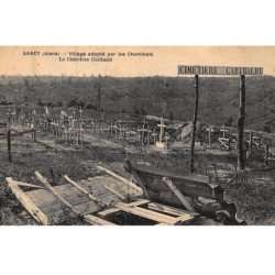 SANCY : village adopté par les cheminots le cimetiere garibaldi - etat
