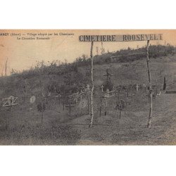 SANCY : village adopté par les cheminots le cimetiere rosevelts - etat