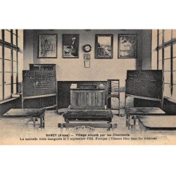 SANCY : village adopté par les cheminots nouvelle ecole inaugurée le 3 septembre 1922 - tres bon etat