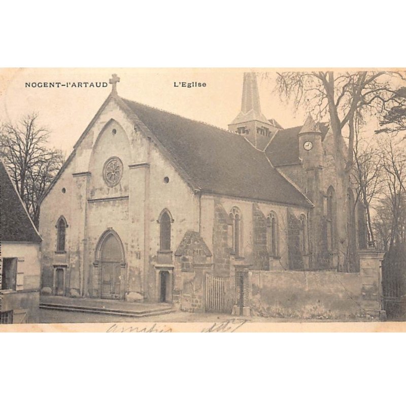 NOGENT-PARTAUD : l'eglise - etat