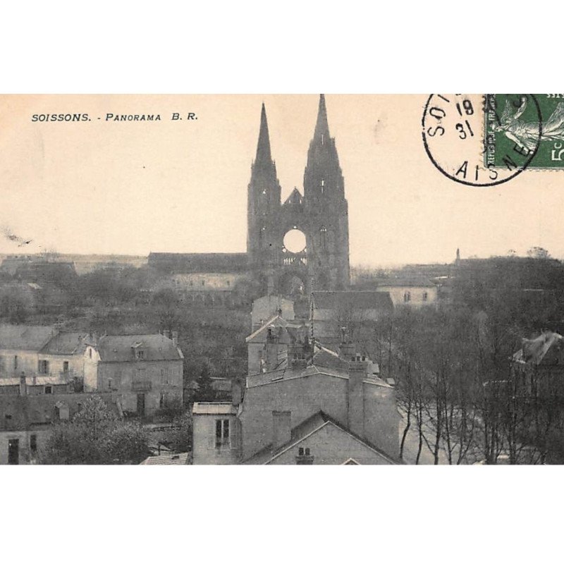 SOISSONS : panorama - tres bon etat