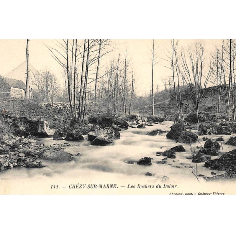 CHEZY-sur-MARNE : les rochers du doloir - tres bon etat
