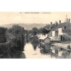 CHEZY-sur-MARNE : l'abreuvoir - tres bon etat