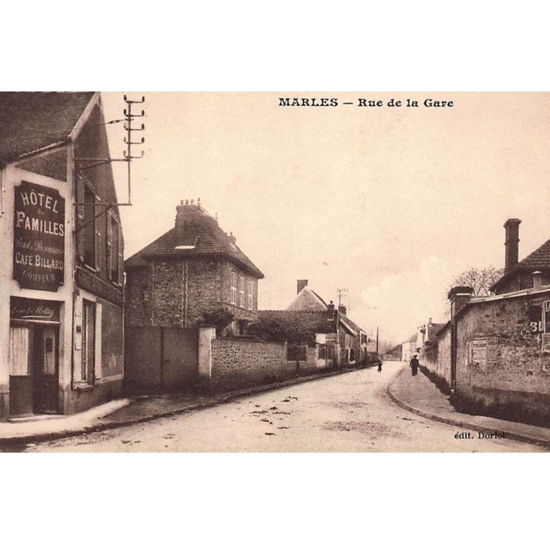 MARLES : rue de la gare - tres bon etat