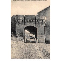VIERZY : porte d'un ancien chateau feodal du XIe siecle - tres bon etat