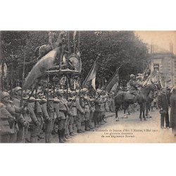 Fête Nationale de Jeanne d'Arc à NANTES - 8 Mai 1921 - Les glorieux drapeaux de nos Régiments Nantais  - très bon état