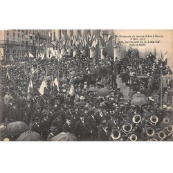 Fête Nationale de Jeanne d'Arc à NANTES - 8 Mai 1921 - MM. les Députés de la Loire Inf. dans le Défilé - très bon état