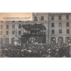 La Journée Diocésaine à NANTES - Le 1er Mars 1925 - La Foule des congressistes écoutant les discours - très bon état
