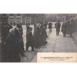 La Journée Diocésaine à NANTES - Le 1er Mars 1925 - Mgr l'Evêque de Nantes et MM. les Députés - très bon état