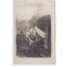 BOURGES (a localiser) : carte photo d'un attelage - très bon état