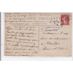 BOURGES (a localiser) : carte photo d'un attelage - très bon état