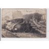 BERNAY : carte photo du déraillement du chemin fer en septembre 1911 - bon état (traces)