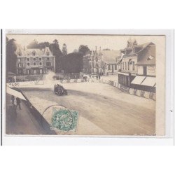 LIEUREY : carte photo du circuit automobile 1907 - très bon état (épicerie Brasseux)